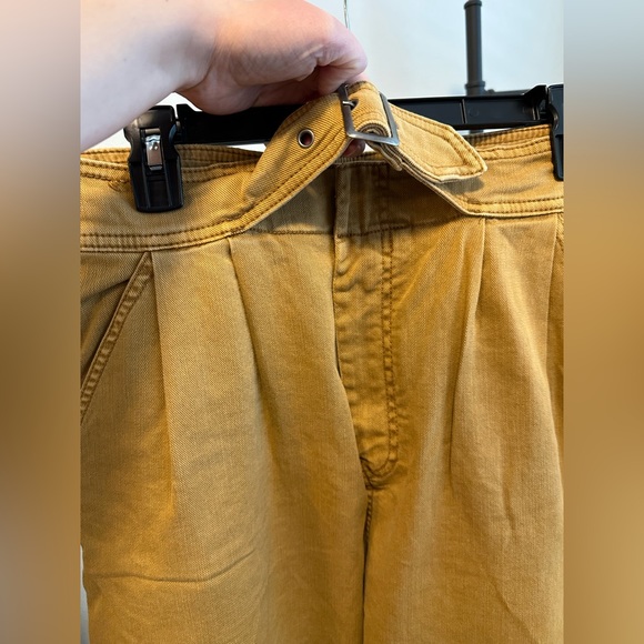 Free People women’s Belt waist, casual cropped pants High-waisted - Picture 5 of 8